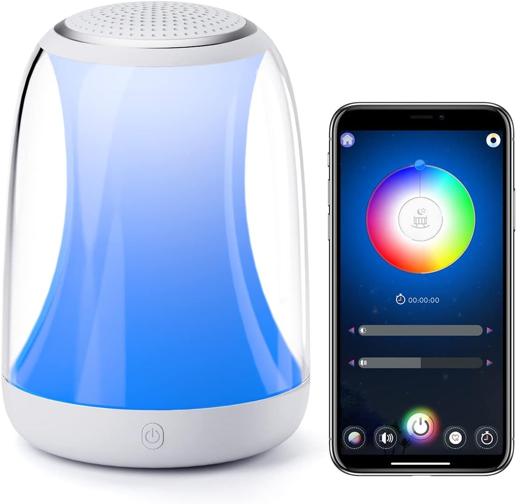 White Noise Machine APP Control Baby White Noise Sound Machine Night Light for Adults Kids